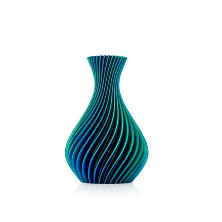 Vaso in Polimero con Effetto Plissettato 25 h cm - Madrhelen