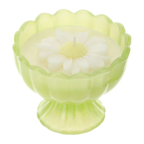 Candela Profumata Daisy in Coppetta di Vetro J’adore Ø9x8 cm - Hervit