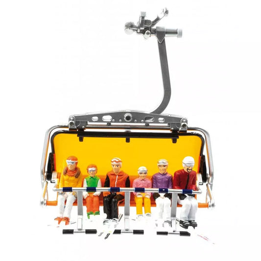 Set Sciatori Seduti 6 Pezzi